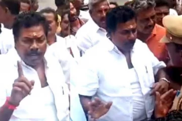 பூஜையில் எனக்கு மரியாதை இல்லை..தீக்குளிக்க வந்த சட்டமன்ற உறுப்பினர் - சேலத்தில் பரபரப்பு!!
