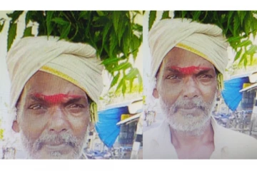 கொரோனா பயத்தால் மண்டையில் வேப்பிலையுடன் வலம் வரும் முதியவர்