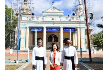 மடு ஆலயம் மதங்களுக்கிடையிலான ஒற்றுமையின் சக்திவாய்ந்த சின்னம்: ஜூலி சங்