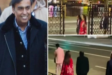 சுவிஸ் வீதியில் வாக்கிங் செல்லும் முகேஷ் அம்பானி மற்றும் நீட்டா அம்பானி! வைரல் வீடியோ