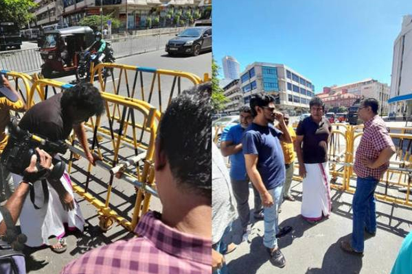 காலிமுகத்திடலில் தீடிரென களமிறங்கிய மனோ கணேசன்! | Galle Face Protest Street Ban Police Mano Ganesan