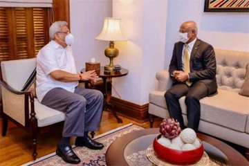 இலங்கைக்காக சர்வதேச சமூகத்திடம் கோரிக்கை விடுக்கும் மாலைத்தீவு ஜனாதிபதி