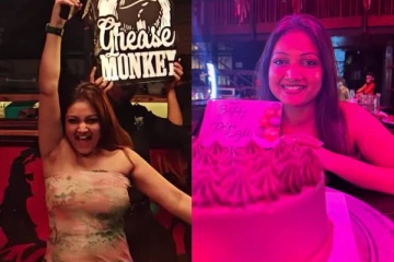 31வது பர்த்டே!! சரக்கு பார்ட்டி கொண்டாட்டத்தில் சீரியல் நடிகை பிரியங்கா நல்காரி.