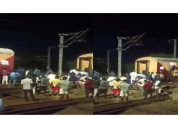 தனி தனியாக கழன்று ஓடிய ரயில் பெட்டிகள் - ஓடும் ரயிலில் நடந்த பயங்கரம்!