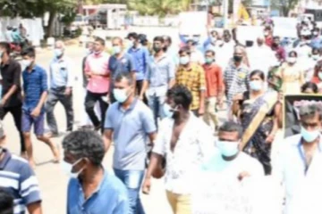 வட்டக்கச்சியில் கிளர்ந்தெழுந்த மக்கள்