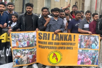 காணாமலாக்கப்பட்ட உறவுகளுக்கு நீதி கோரி புலம்பெயர் தேசத்தில் முன்னெடுக்கப்பட்ட பாரிய போராட்டம்