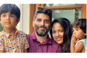 வாரணம் ஆயிரம் சமீரா ரெட்டியா இது..! கணவர், குழந்தைகளுடன் எப்படி ஆனந்தமாக இருக்கிறார் பாருங்க