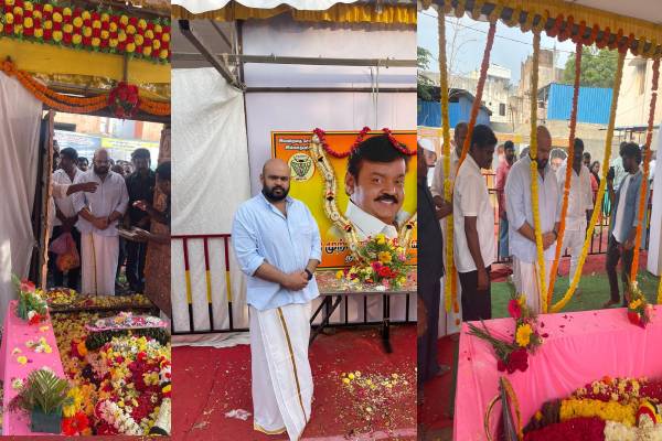 விஜயகாந்தின் நினைவிடத்திற்கு நேரில் சென்று அஞ்சலி செலுத்திய சாணக்கியன் - ஐபிசி தமிழ்