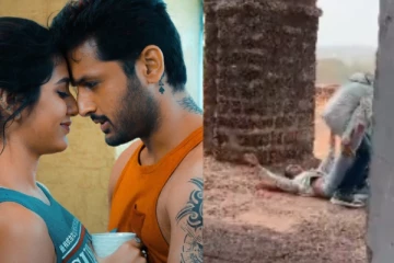 படப்பிடிப்பில் கீழே விழுந்து தலையில் பிரபல நடிகைக்கு அடி.. அதிர்ச்சியளிக்கும் வீடியோ இதோ