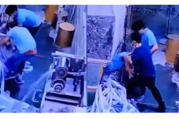 நூலிழையில் உயிர் தப்பிய நபர் - வைரலாகும் அதிர்ச்சி வீடியோ