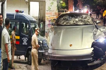 பூனே கார் விபத்து: சட்டத்தில் இருந்து மகனை காப்பாற்ற தந்தைவழங்கிய பெருந்தொகை பணம்