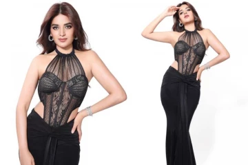 கருப்பு நிற கிளாமர் உடையில் கலக்கும் நடிகை நிதி அகர்வாலின் போட்டோஸ்