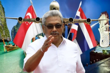 சிங்கப்பூரிலிருந்து வெளியேறினார் கோட்டாபய!