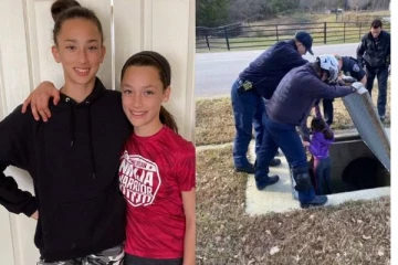 கழிவுநீர் வடிகால் உள்ளே விளையாட்டாக பதுங்கிய சிறுமி! அருகே வந்த 2 பாம்புகள்... இறுதியாக நடந்த சம்பவத்தின் புகைப்படங்கள்