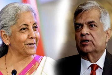 இந்திய நிதியமைச்சரை சந்தித்த ரணில் விக்ரமசிங்க : இருதரப்பு உறவுகள் குறித்தும் பேச்சு