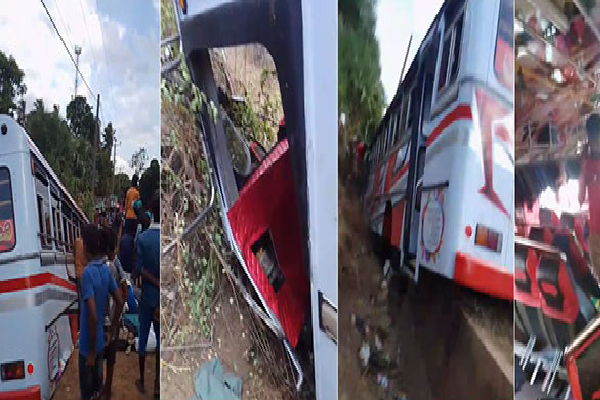 பேருந்து விபத்தில் ஒருவர் பலி.. 57 பேர் காயம் | One Killed 57 Injured In Bus Accident Pottuvil