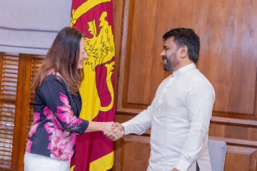 ஜனாதிபதி அநுரவை சந்தித்தார் அமெரிக்க தூதுவர் ஜூலி சங்