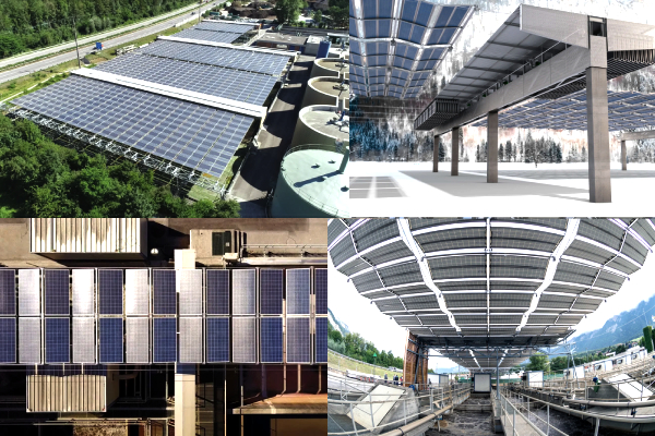 Switzerland foldable solar roof, World’s largest solar project 2025, Uetendorf solar canopy Switzerland, Horizon retractable solar system, dhp technology solar innovation, Renewable energy Switzerland, Solar power wastewater plant, Foldable PV roof Switzerland, Europe clean energy projects, Solar energy infrastructure design