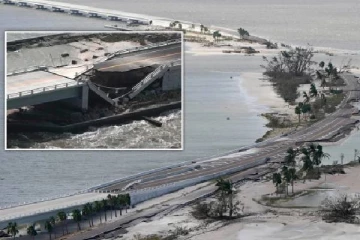 மொத்தமாக தூக்கி வீசப்பட்ட பாலம்... தீவில் சிக்கிக்கொண்ட ஆயிரக்கணக்கான மக்கள்