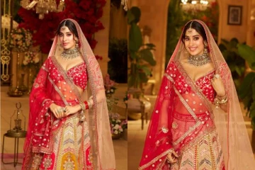 திருமண கோலத்தில் பாலிவுட் நடிகை ஜான்விகபூர் ஷாக்கிங் ஸ்டில்ஸ்!