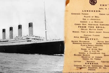 111 வருடங்கள் பழமையான டைட்டானிக் கப்பலின் உணவுப் பட்டியல்; வைரலாகும் புகைப்படங்கள்!