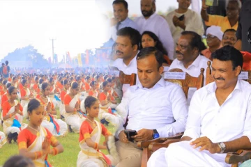 1500 பரத நாட்டிய கலைஞர்களுடன் திருகோணமலையில் நடைபெற்ற பொங்கல் விழா