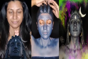 viral video: அசாத்திய மேக் அப் திறமையால் சிவபெருமானாகவே மாறிய பெண்!