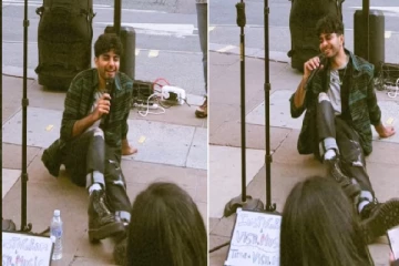 லண்டனில் பலரையும் ஈர்த்த இந்திய பாடகர் விஷ் !