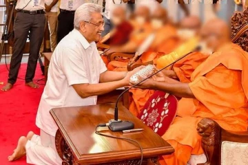 கோட்டாபயவுக்காக 13க்கு எதிராக போர்க்கொடி தூக்கியுள்ள பிக்குகள்!