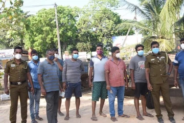 மட்டக்களப்பில் மண் கடத்தலில் ஈடுபட்ட 14 பேர் கைது
