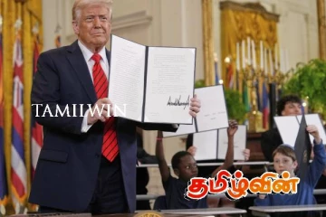 அமெரிக்காவில் கல்வி திணைக்களத்தை மூடும் உத்தரவில் கையெழுத்திட்ட ட்ரம்ப்