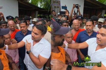 நாமலுடன் வாக்குவாதத்தில் ஈடுபட்ட இளைஞன்