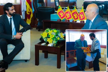 பாலஸ்தீன தூதுவருக்கும் ஜீவன் தொண்டமானுக்கும் இடையில் விசேட சந்திப்பு