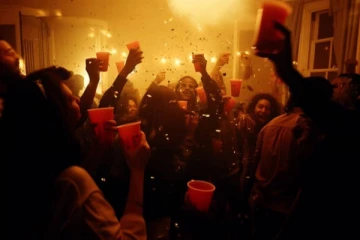 பேஸ்புக் விருந்துபசாரம் ; கணவன் மனைவி உட்பட 10 பேர் கைது