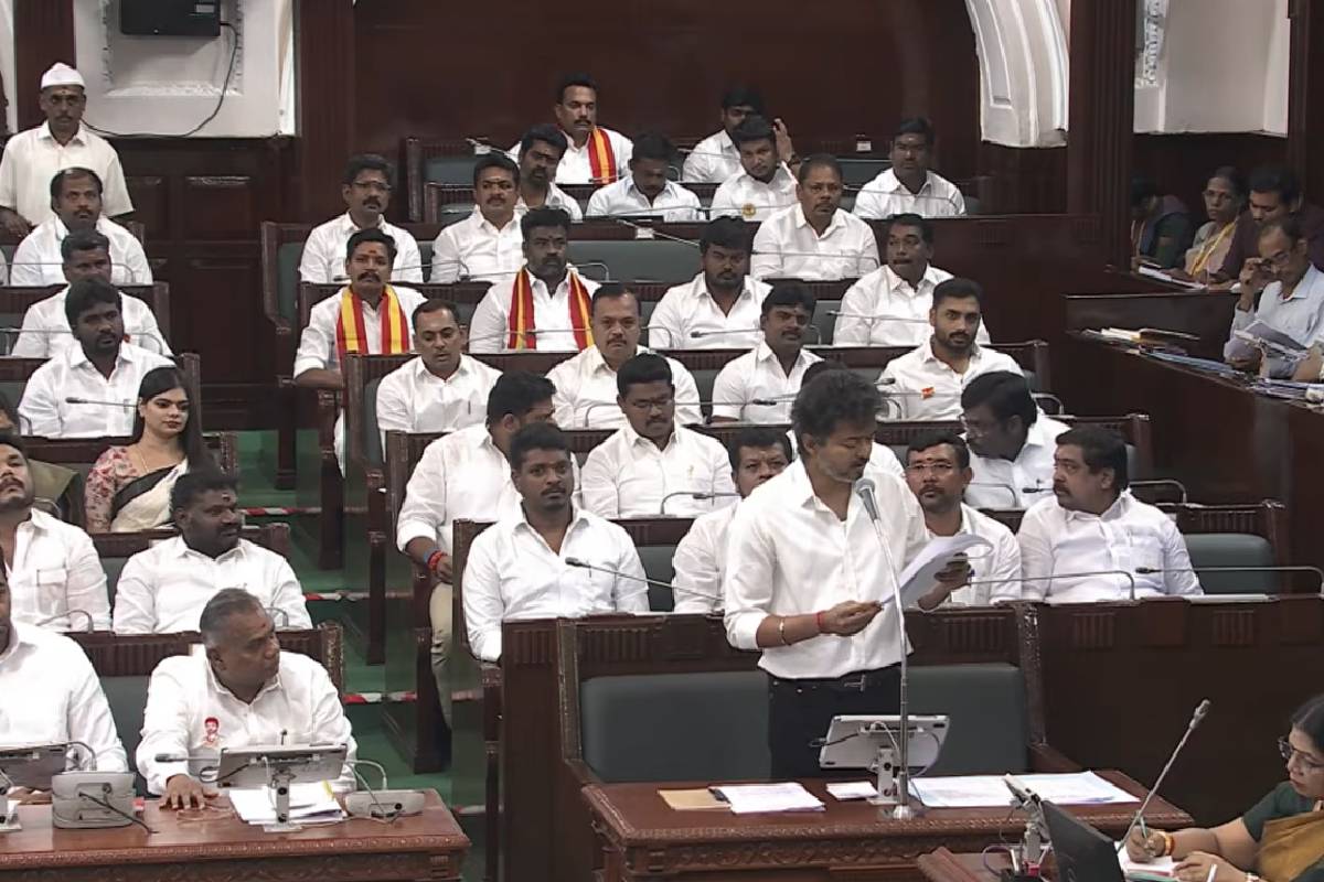 தமிழ் என்றாலே கெத்து - தனித்தீர்மானம் கொண்டு வந்த முதல்வர் விஜய் | Tamil Means Swag Cm Vijay Speech On Resolution