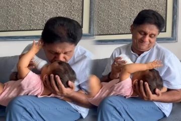 செல்ல மகளுடன் கொஞ்சி விளையாடும் சஜித் பிரேமதாச ; வைரலாகும் காணொளி!