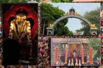 பல்லாயிரக் கணக்கான பக்தர்கள் புடைசூழ தேரேறி வந்த தெல்லிப்பழை துர்க்கை அம்பாள்!