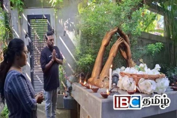 ஆழிப்பேரலையால் உயிர் நீத்த உறவுகளுக்கு சுனாமி பேபியின் இல்லத்தில் அஞ்சலி