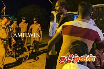 யாழில் சுமந்திரனின் நேற்றைய கூட்டத்தில் குழப்பம்: பொலிஸாரின் திடீர் தலையீடு