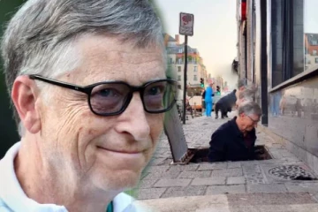 திடீரென கழிவுநீர் தொட்டிக்குள் இறங்கி சென்ற பில் கேட்ஸ்.. பின்னணி என்ன? - வீடியோ வைரல்!