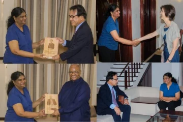 மூன்று நாடுகளின் தூதுவர்களை சந்தித்த வடமாகாண ஆளுநர்(படங்கள்)