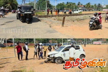 மட்டக்களப்பு புகையிரத கடவையில் விபத்து: ஒருவர் படுகாயம்