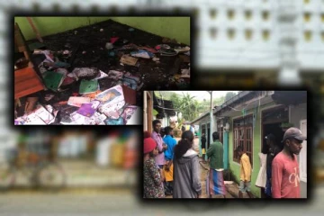 தலவாக்கலை தொடர் குடியிருப்பில் பாரிய தீ விபத்து