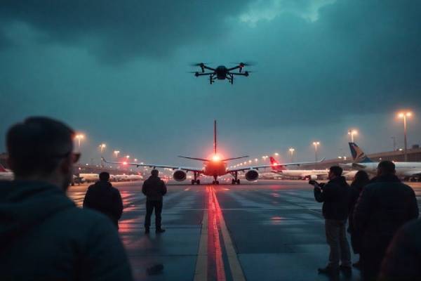 ஜேர்மனியில் ட்ரோன் அச்சுறுத்தல்: முடக்கப்பட்ட விமான சேவை | Drone Activity Disrupts Flights In Germany