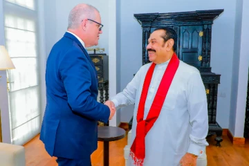 மஹிந்த ராஜபக்ஷவை சந்தித்தார் ஸ்கொட் மொரிசன்!