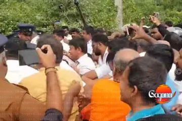 විහාරය ඉදිරිපිට උණුසුම් තත්ත්වයක් - යාපනය කැළඹෙයි