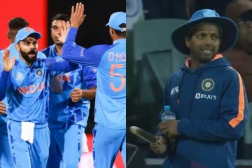 வேகமாக ஓடி வந்து இந்திய வீரர்களின் ஷூக்களை துடைத்த நபர்! ஹீரோ என கொண்டாடும் ரசிகர்கள்