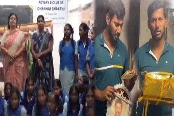 நடிகர் விஷாலின் வருகைக்காக காத்திருக்கும் அரசு பள்ளி மாணவர்கள் - ஏன் தெரியுமா?