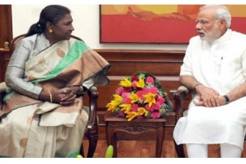 விருது பெற்ற குடியரசுத்தலைவர்முர்மு - வாழ்த்து சொன்ன பிரதமர் மோடி!