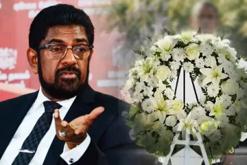 கெஹேலியவின் உத்தியோகப்பூர்வ இல்லம் முன் வைக்கப்பட்ட மலர் வளையம்: வெளியான காரணம்